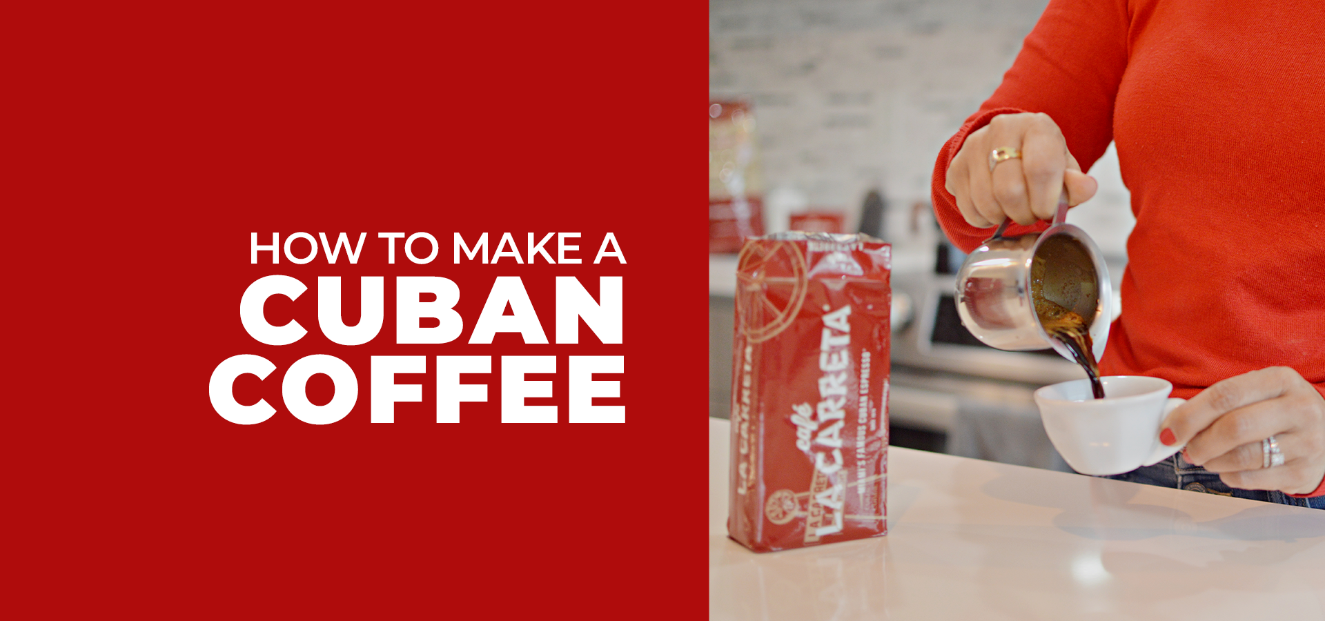 The art of making a Cuban coffee
