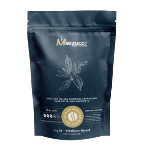 Mazzucco Italian Espresso Ground Coffee 1lb – Dark Roast – Allcoffee