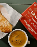 Load image into Gallery viewer, Café La Carreta Cuban espresso brewed from a Nespresso Original Line compatible capsule
