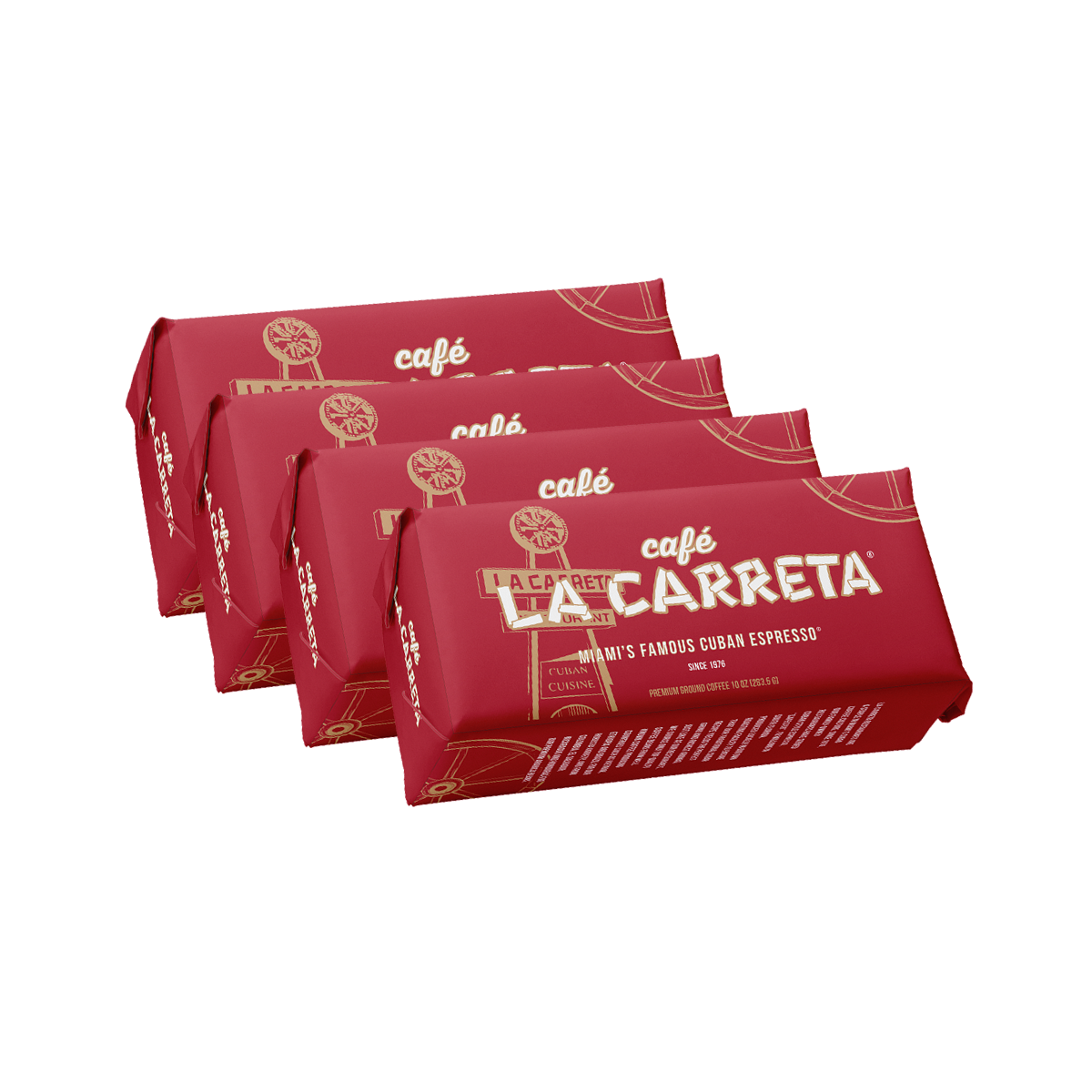 Café La Carreta Ground Coffee 4 Pack